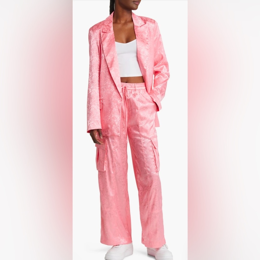 Dressed in LALA Pink Velvet Pants & Jumpsuit Set